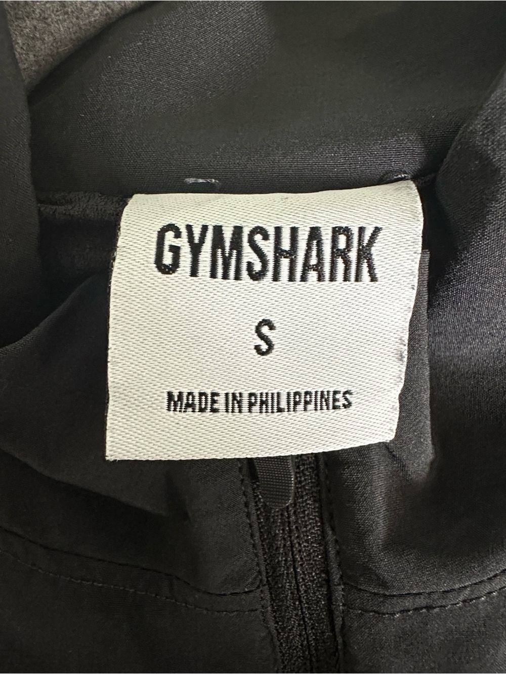 Gymshark Black Cropped Half-Zip Jacket Size S - Picture 4 of 5